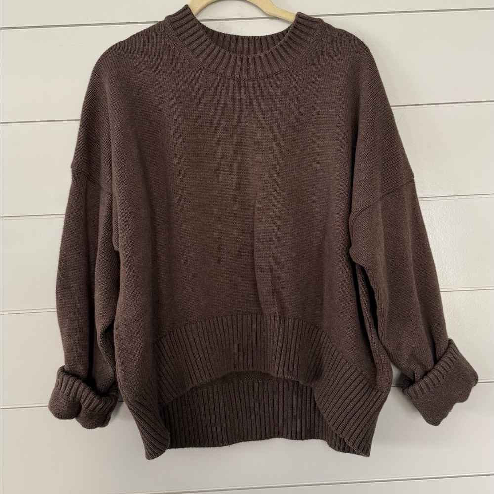 100% Organic Cotton Boyfriend Crew Sweater